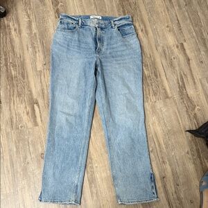 Abercrombie & Fitch Light Blue Straight Leg Jeans